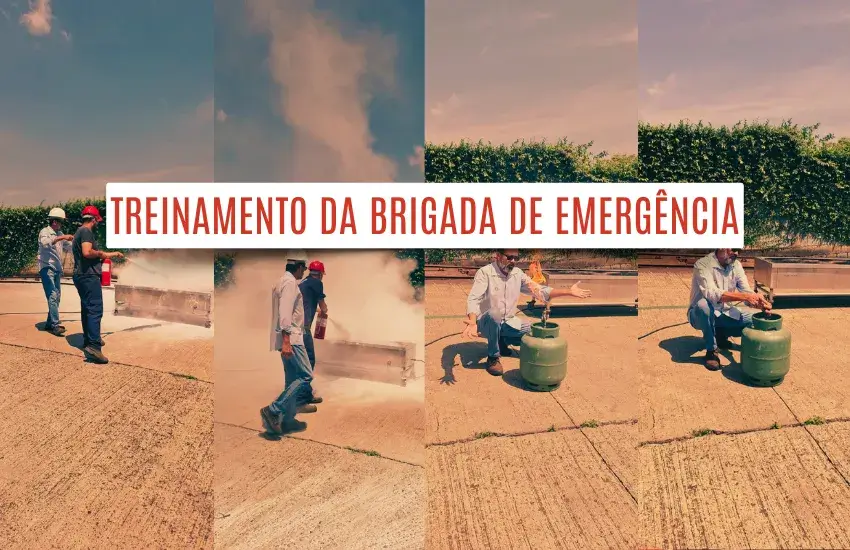 Treinamento da Brigada de Emergência